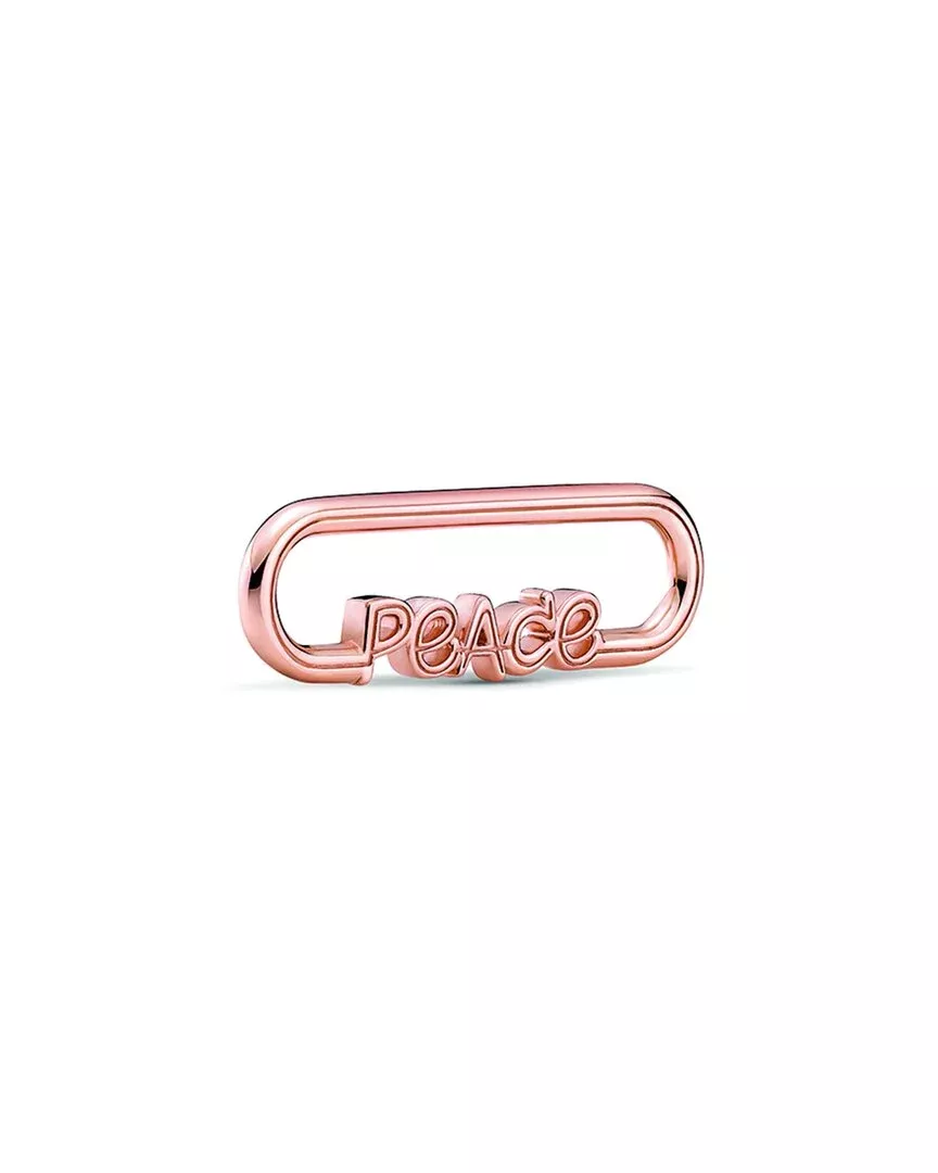 Pandora Me 14K Plated Peace Script Charm