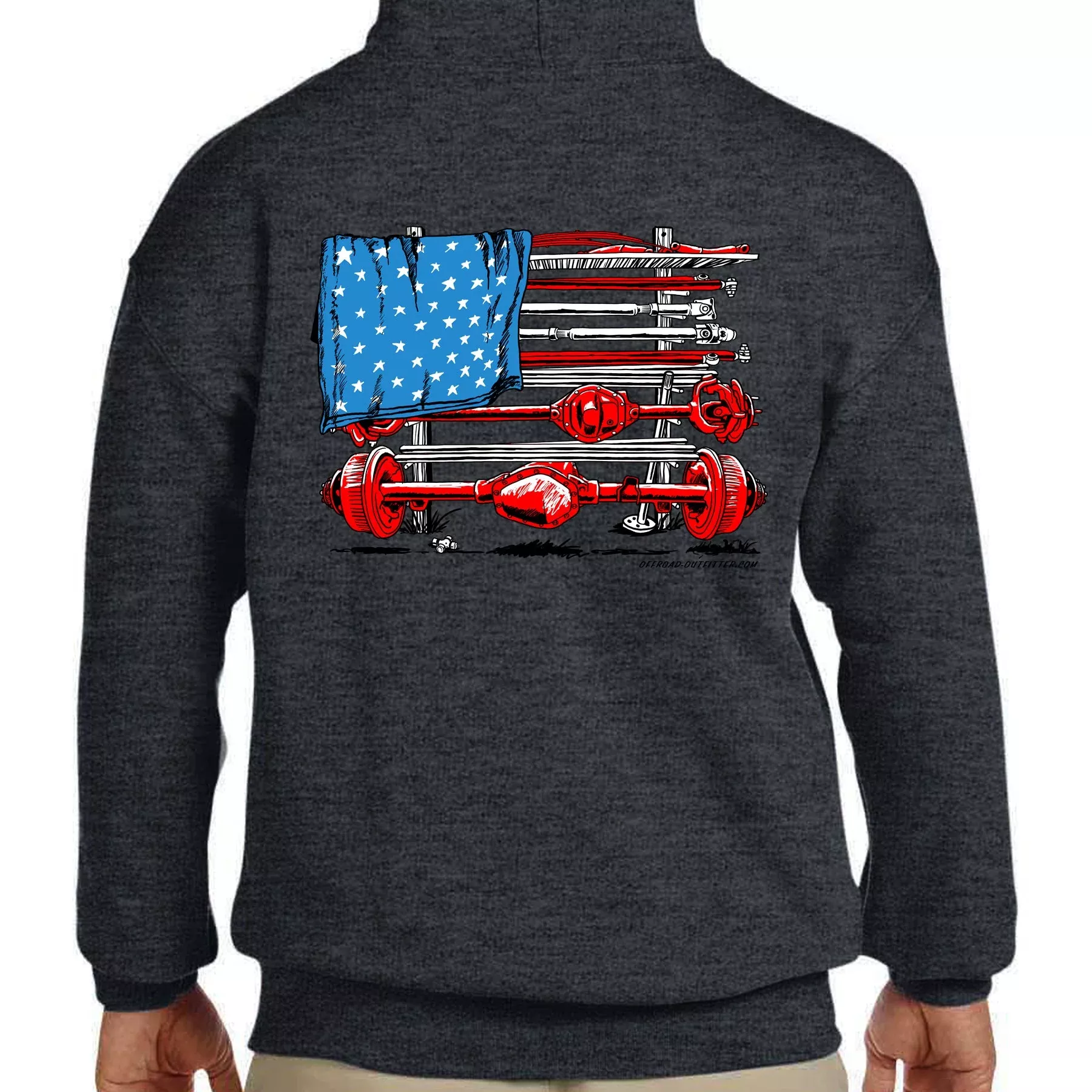Parts Flag Pullover Hoodie