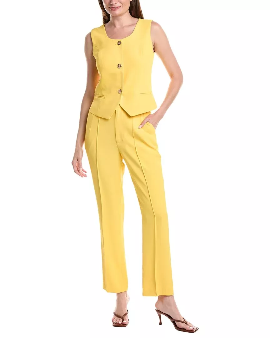 Pascale La Mode 2Pc Vest & Pant Suit