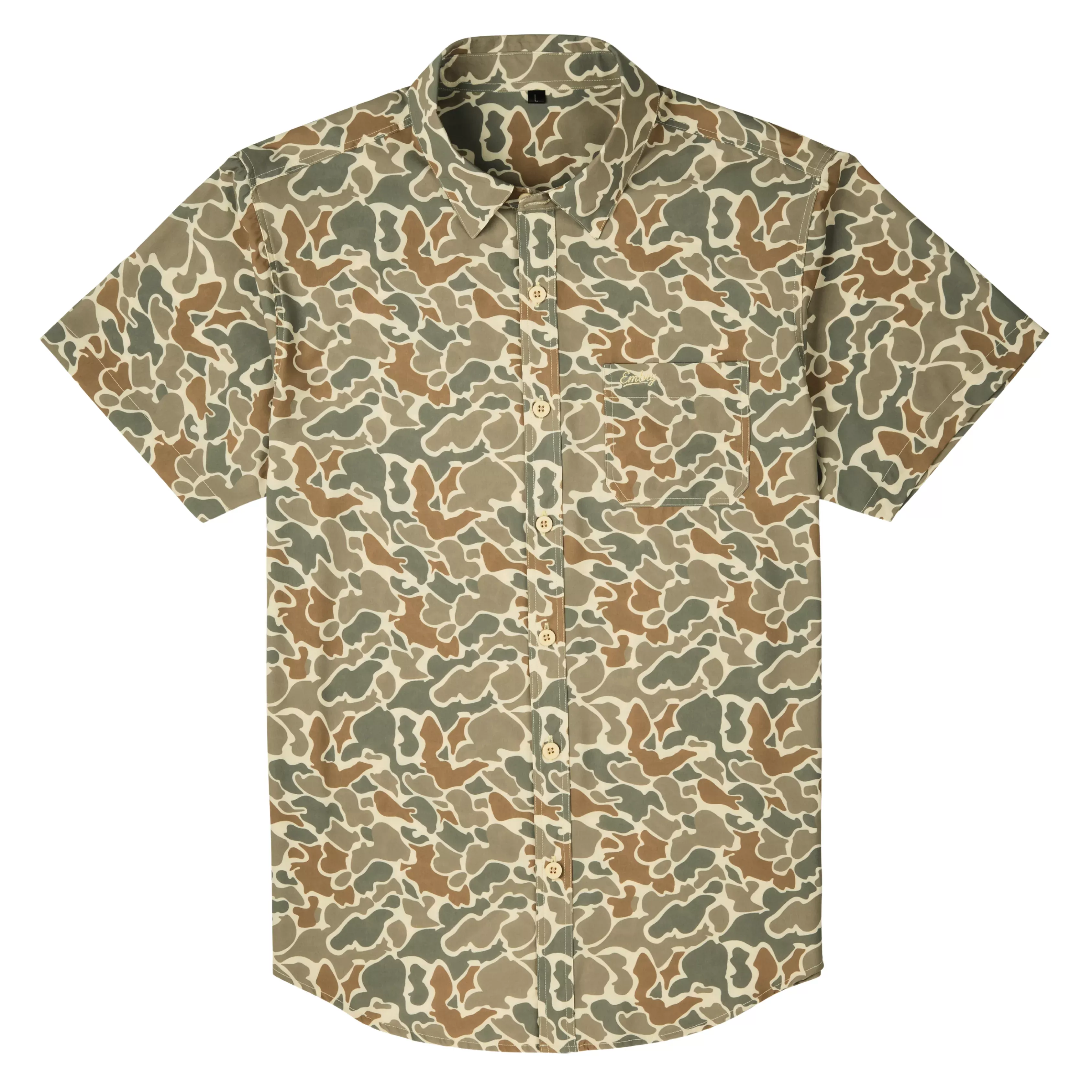 Performance Button Up - Desert Duck