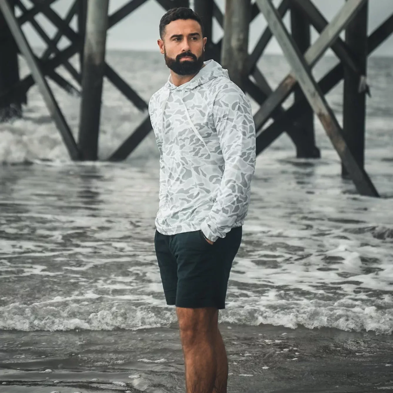 Performance Hoodie - Ghost Camo