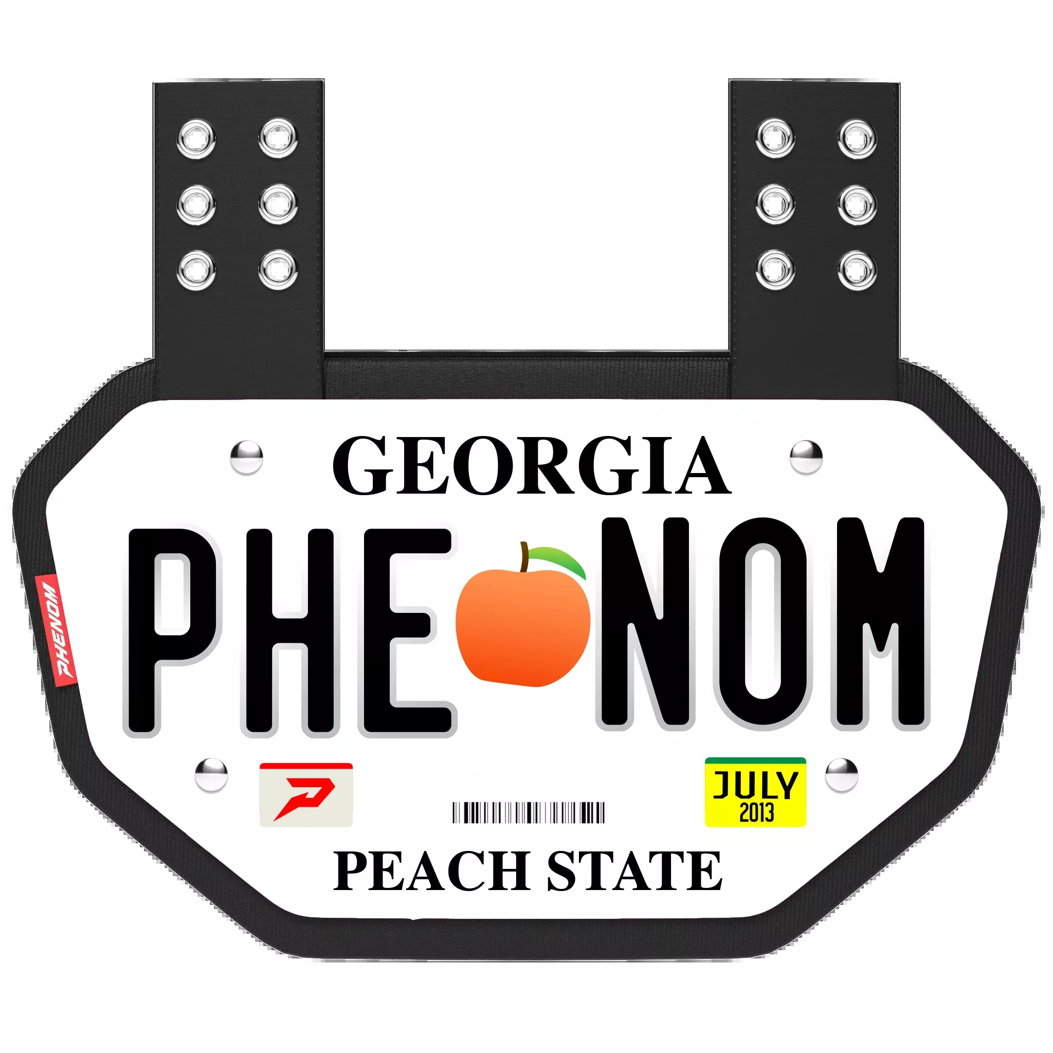 Phenom Elite Football Back Plate - Georgia