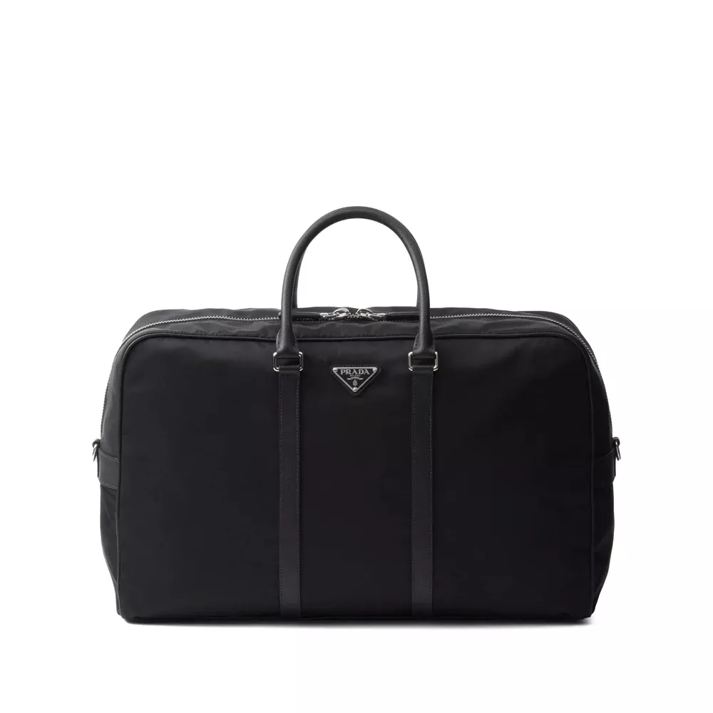 Prada Black Luggage & Holdalls Men