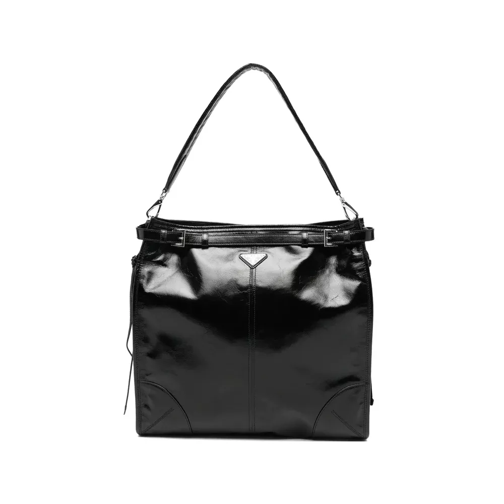 Prada Black Shoulder Bags Men