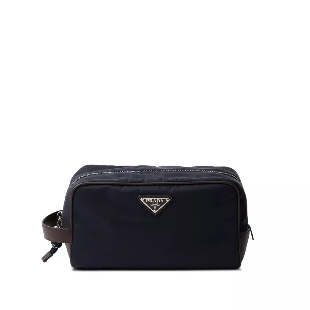 Prada Blue Wash Bags Men