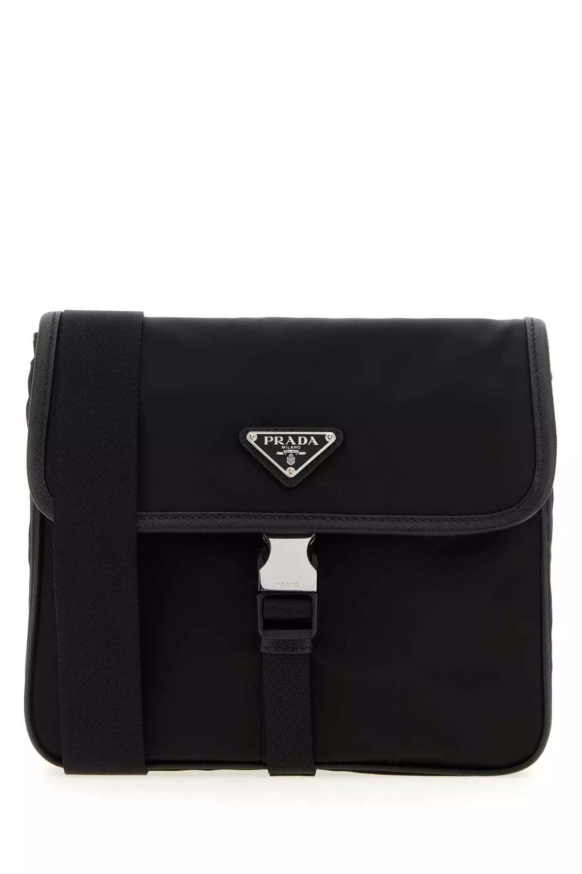 Prada Men Black Re-Nylon Crossbody Bag
