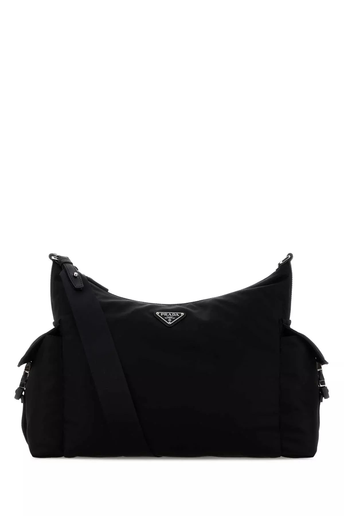 Prada Men Black Re-Nylon Prada Explore Shopping Bag