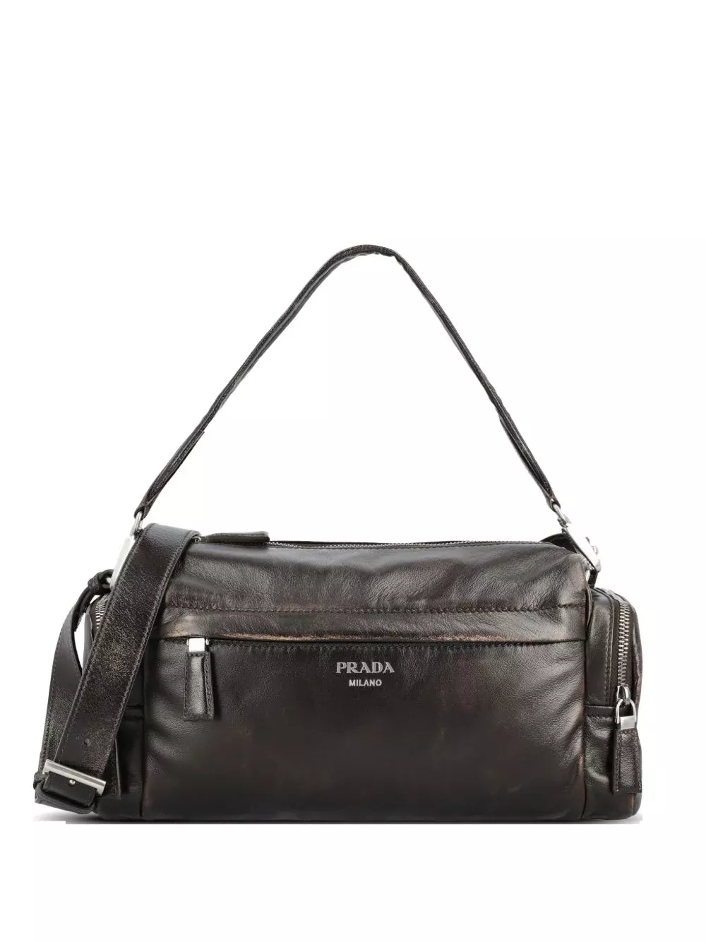 Prada Men Leather Shoulder Bag