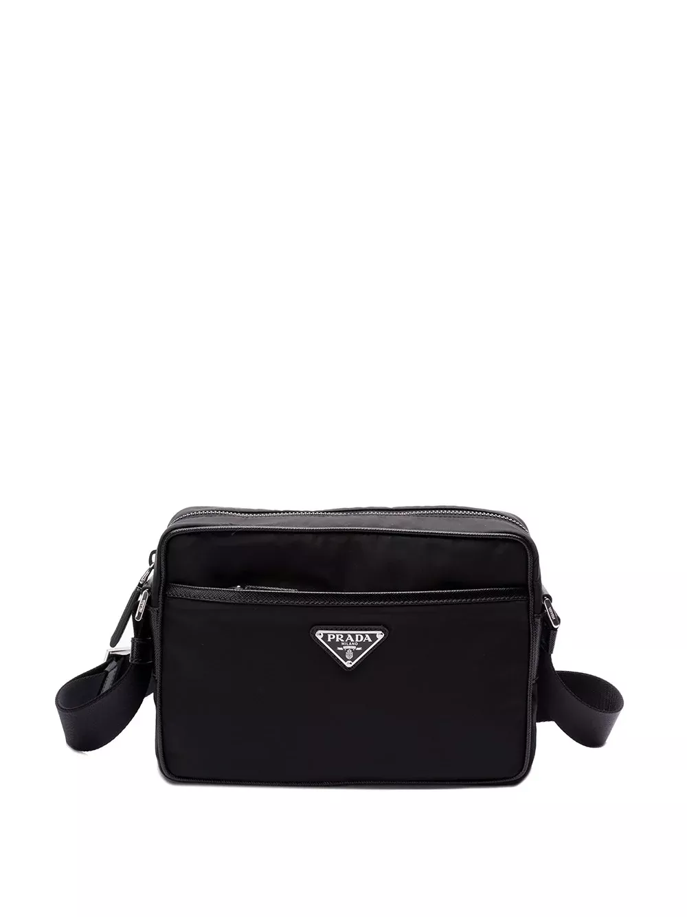 Prada Men Re-Nylon And Saffiano Leather Shoulder Bag