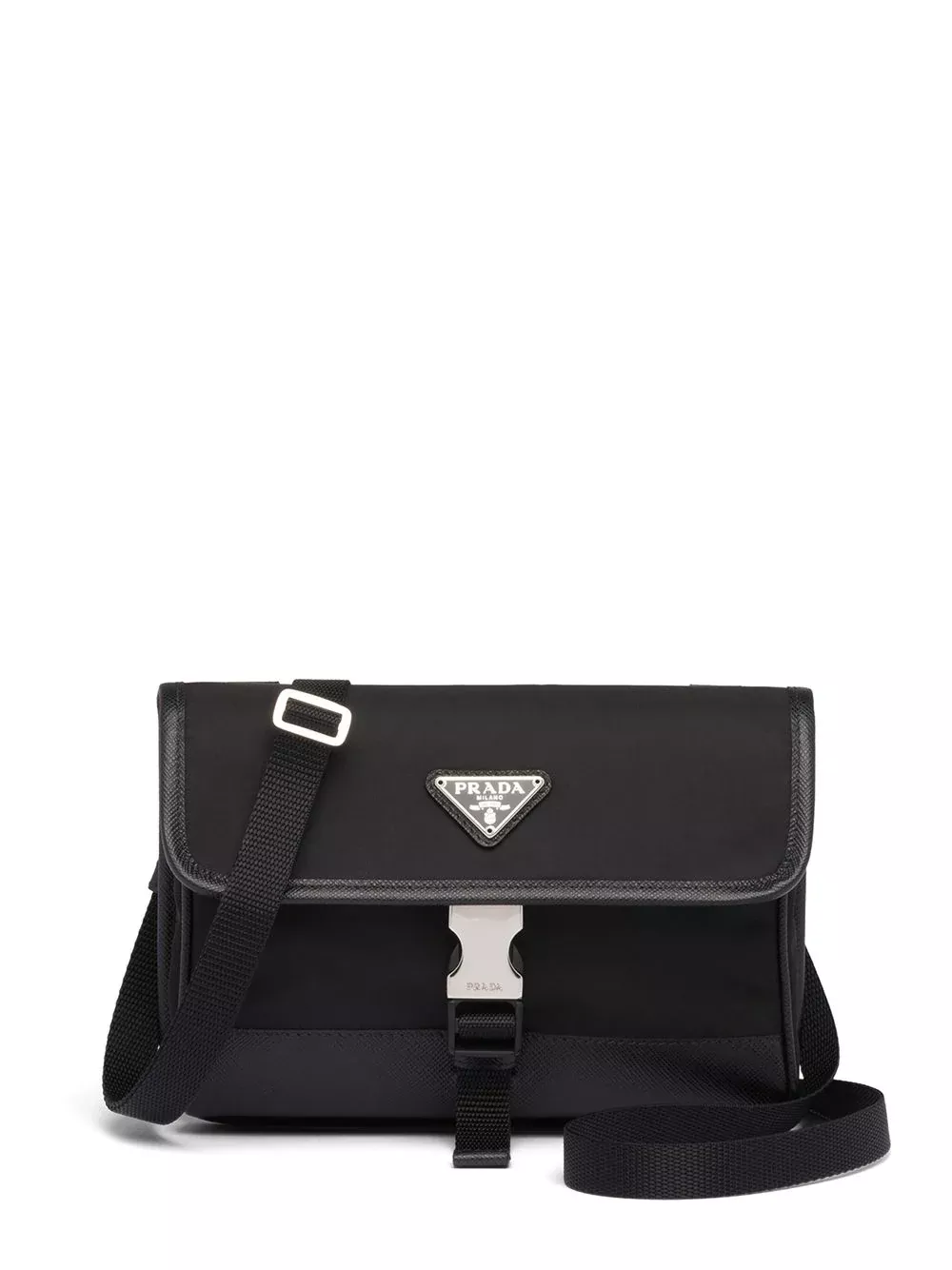 Prada Men Re-Nylon And Saffiano Leather Smartphone Case