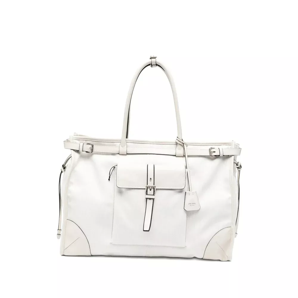 Prada Neutrals Shoulder Bags Men