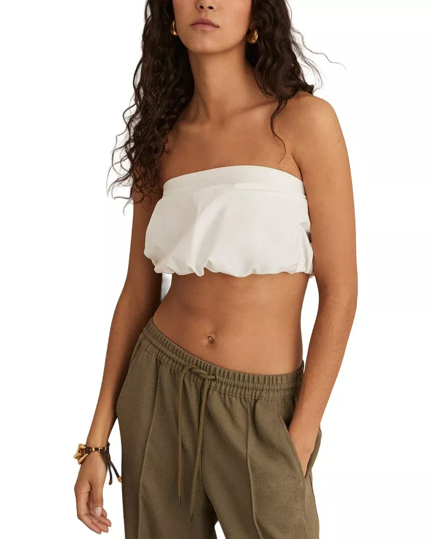 Reiss Safiyya Cropped Top
