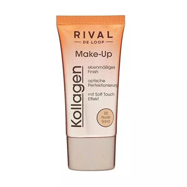 Rival de Loop Collagen Foundation No.02 30 ml - Natural Finish Collagen Enriched Foundation Makeup