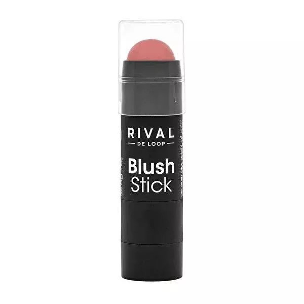 Rival de Loop Coral Makeup Blush Stick No.02 - Vibrant, Natural-Looking Flush for Cheeks