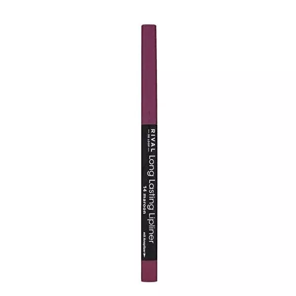 Rival de Loop Long-Lasting Maroon Lip Liner for Defined Lips - Durable Makeup Accessory