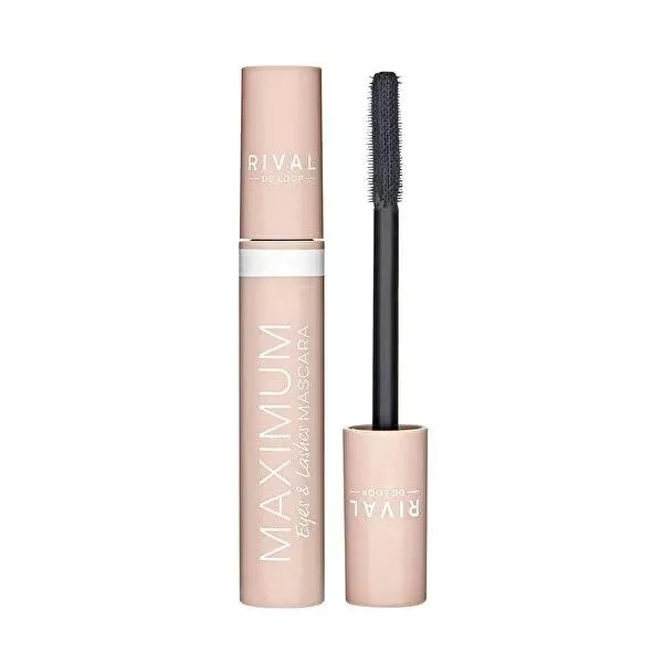 Rival De Loop Maximum Eyes & Lash Mascara Black 13 ml - Enhances Lashes, Clump-Free