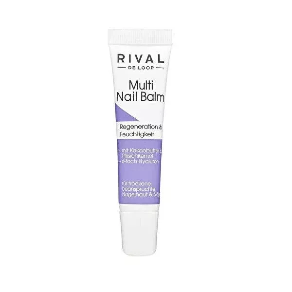 Rival de Loop Nail Balm - Intensive Hydration with 6 Layers of Hyaluronic Acid & Panthenol for Dry, Damaged Nails - 0.51 fl oz