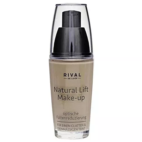 Rival de Loop Natural Foundation: Light Beige, Powder Finish, Reduces Fine Lines, Dermatologically Tested, All Skin Types