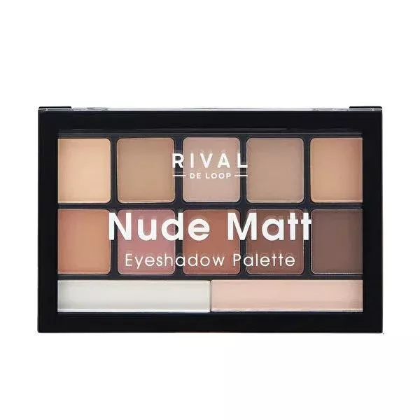 Rival de Loop Nude Matt Eyeshadow Palette: Natural, Blendable, and Affordable Eyeshadow Palette for Everyday Looks