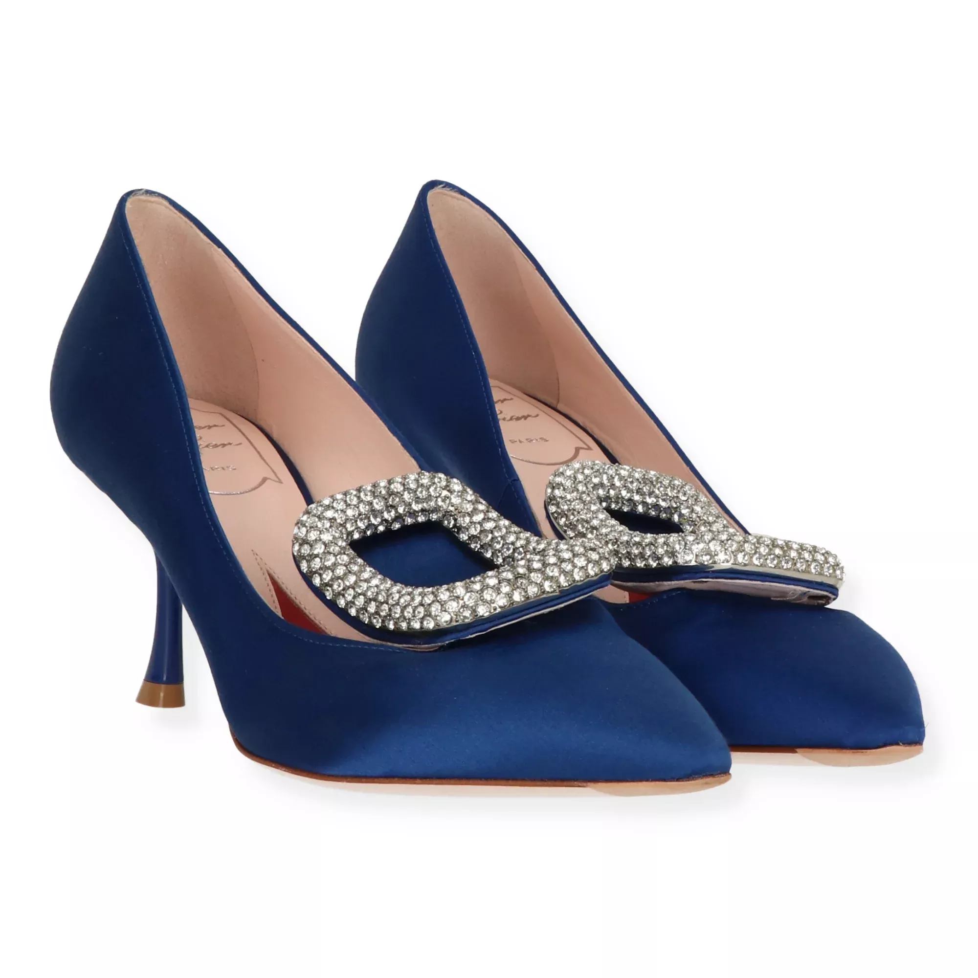 Roger Vivier Womens Electric Blue Heel
