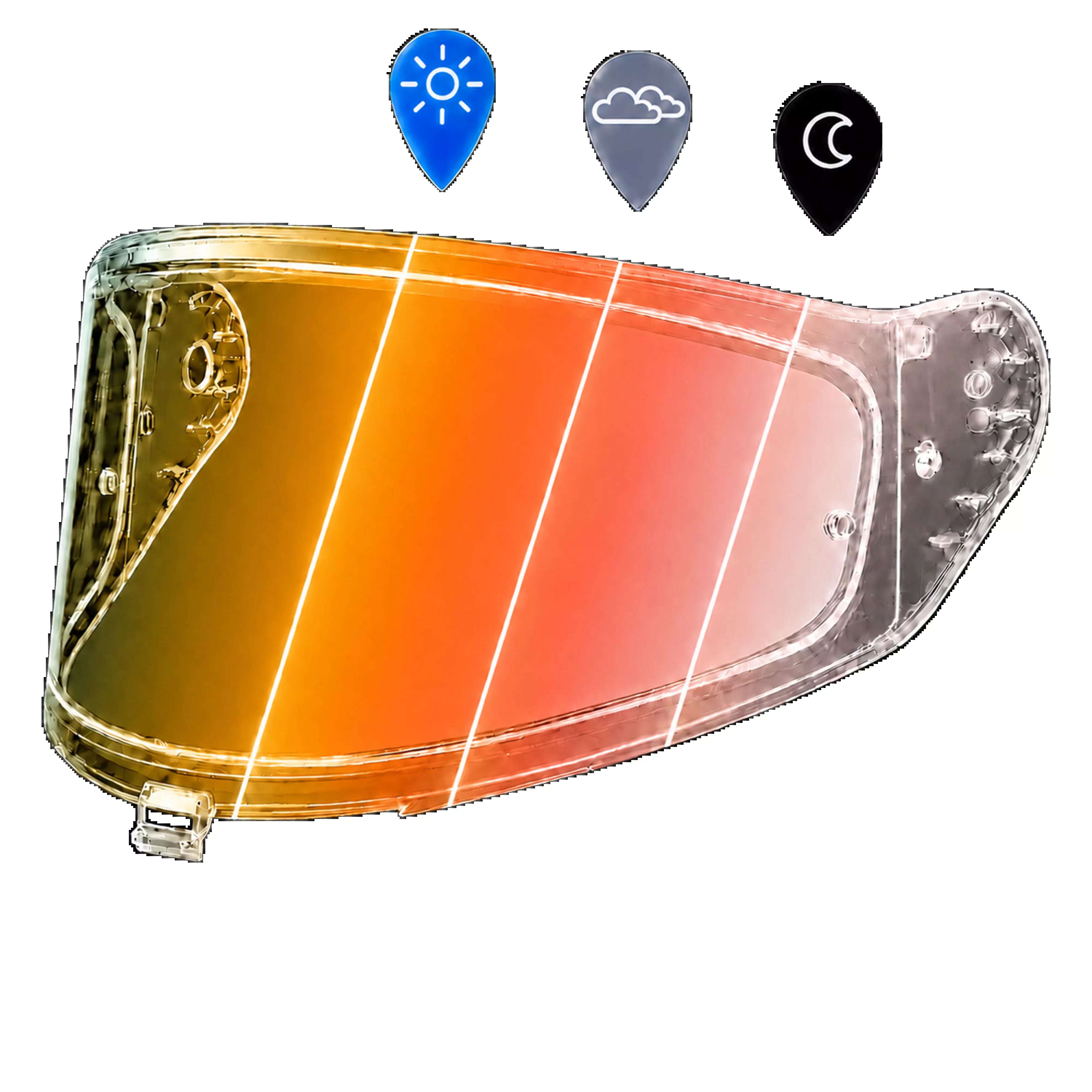 Rogue Shield Outer- Photochromic Red