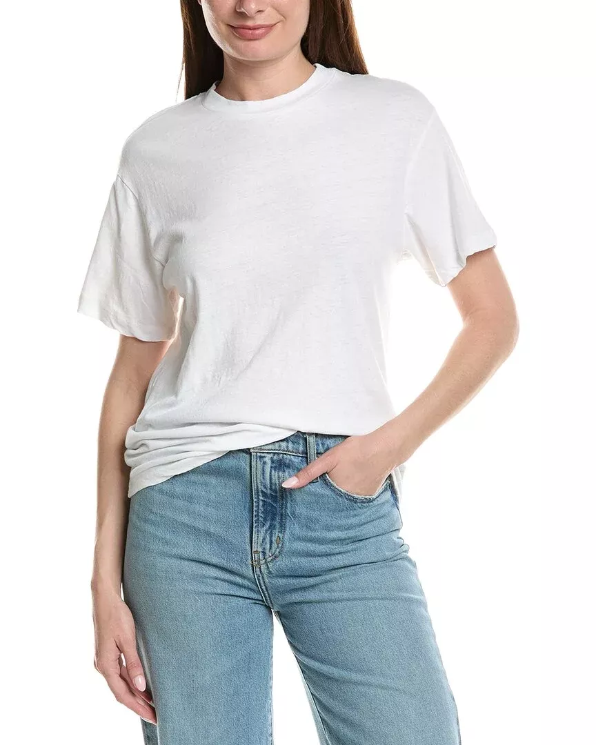 Rolla's Tomboy Linen-Blend T-Shirt