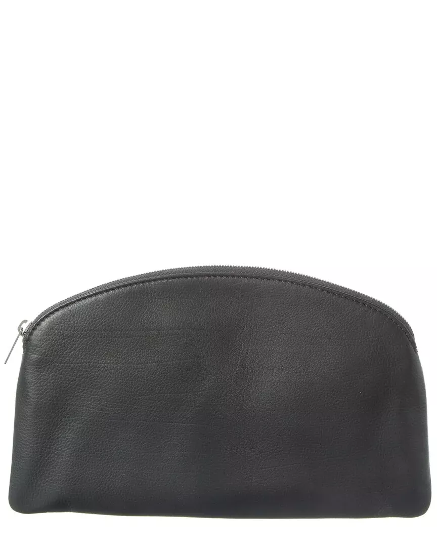 The Row Leather Clutch