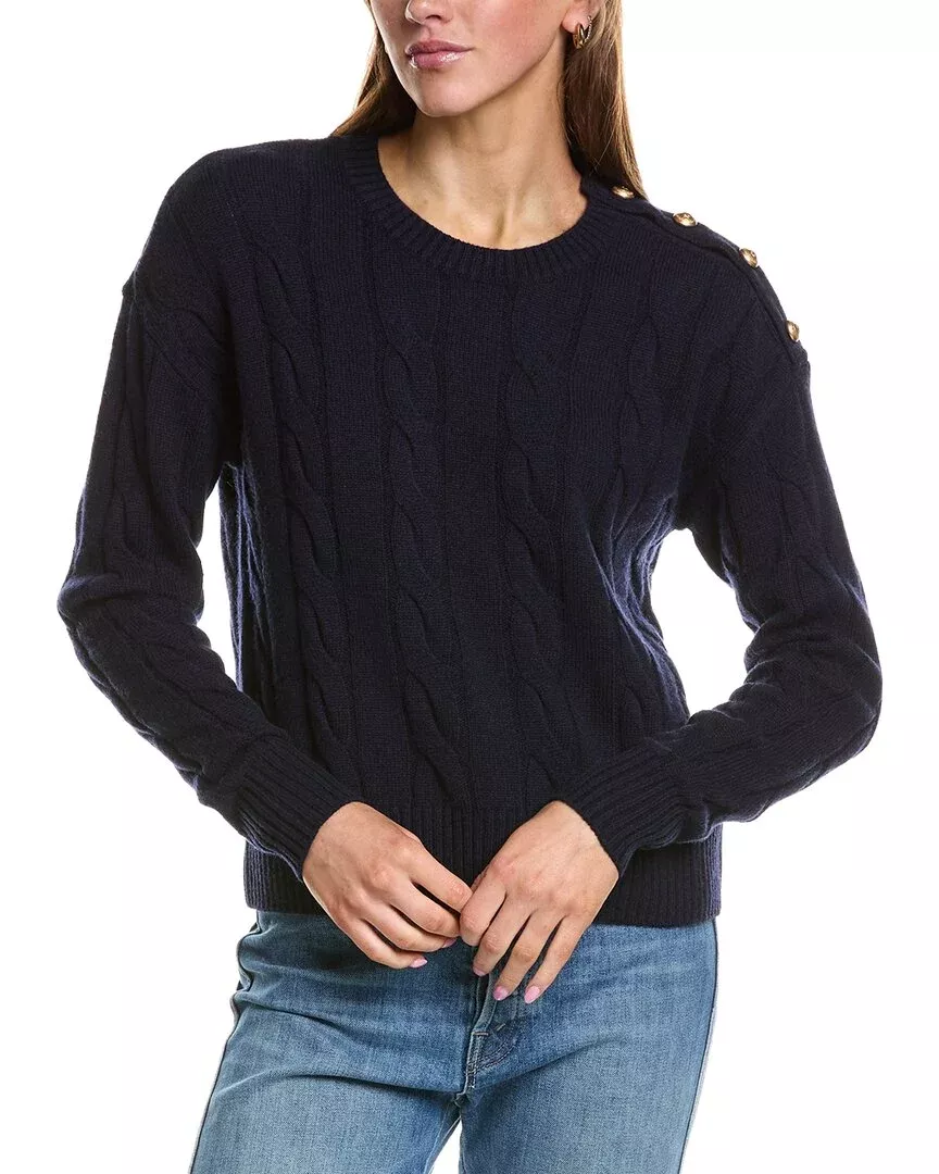 Rowing Blazers Cable Knit Wool & Cashmere-Blend Sweater