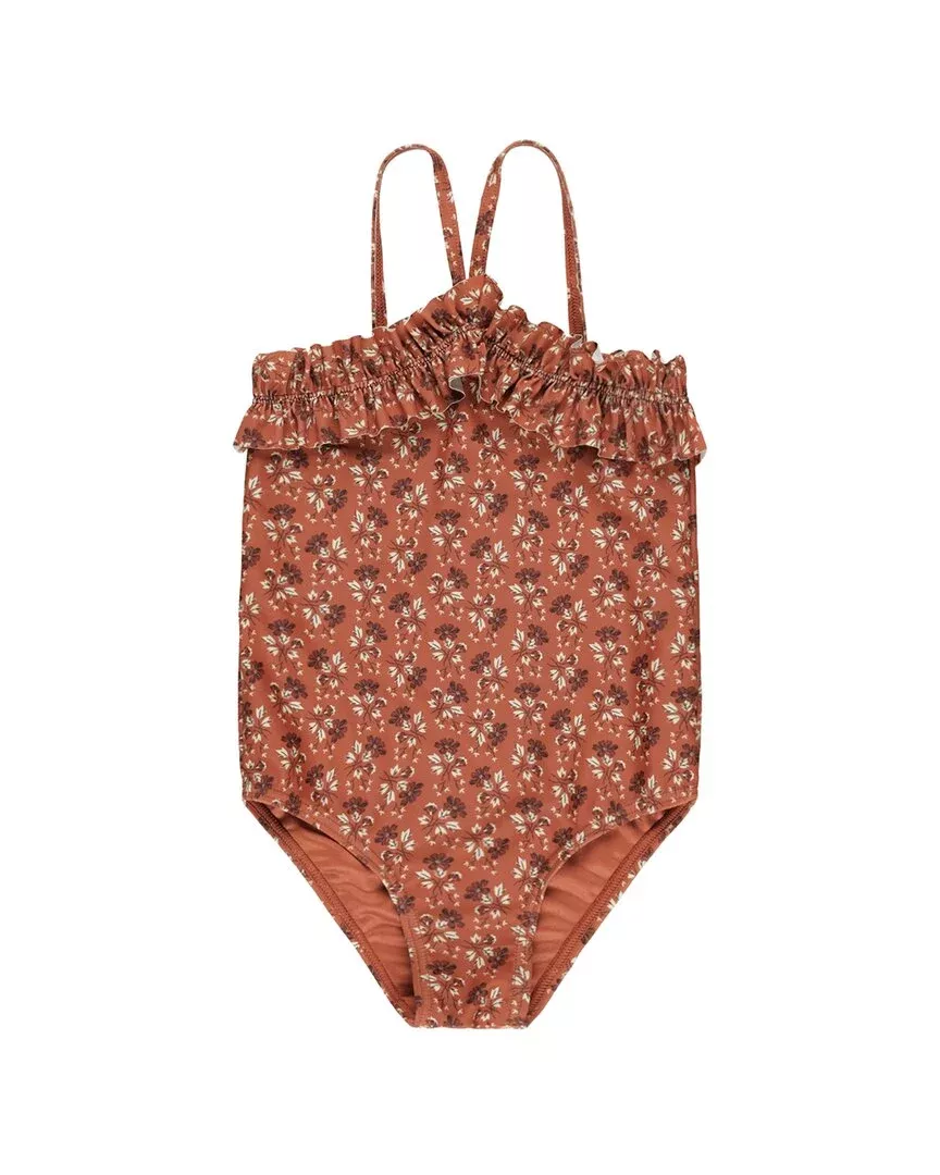 Rylee + Cru Collective Ruched One-Piece