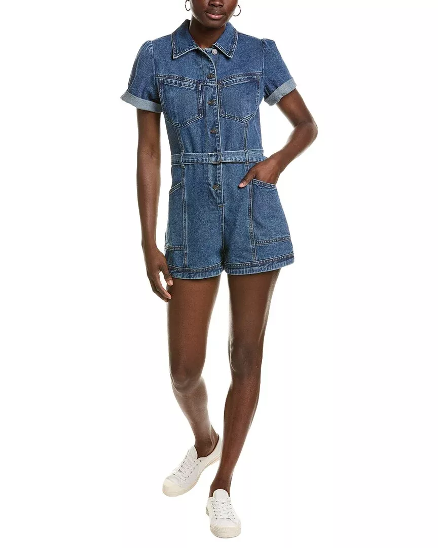 Saltwater Luxe Denim Romper