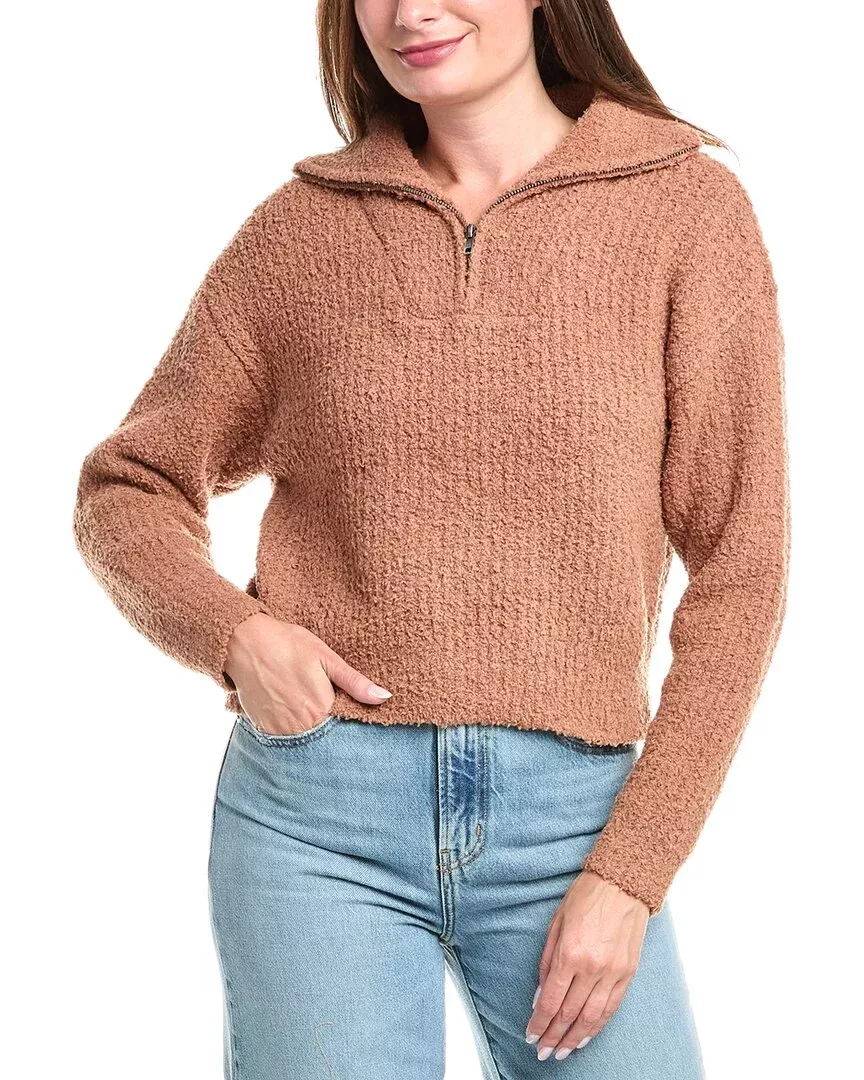 Saltwater Luxe Fuzzy 1/2-Zip Pullover
