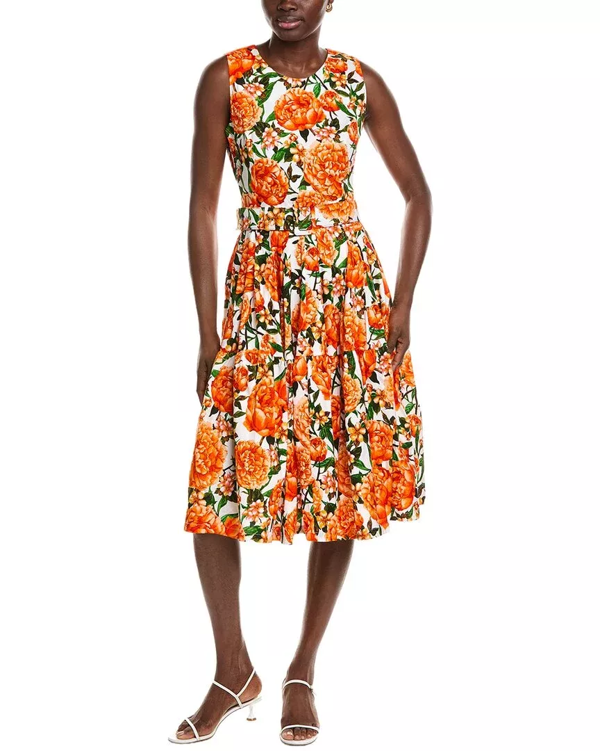 Samantha Sung Rose Midi Dress