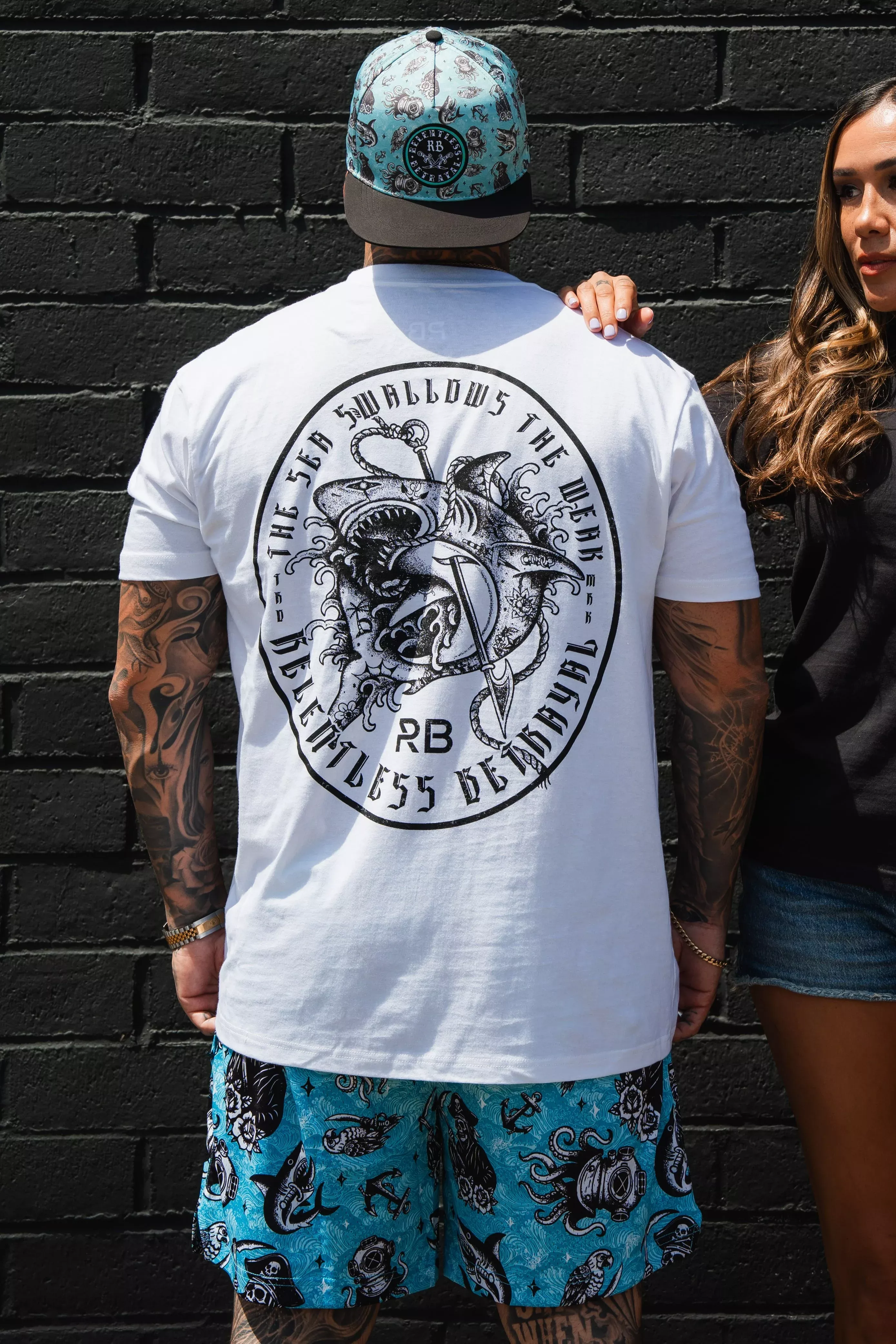 Sea Swallows The Weak White T-Shirt