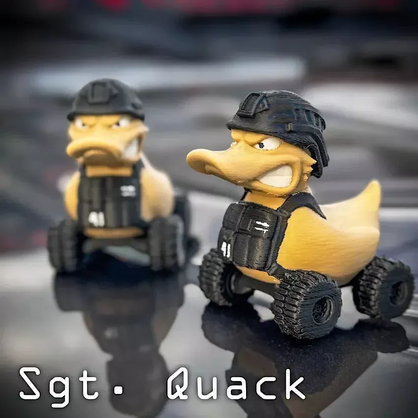 Sgt. Quack Military Duck
