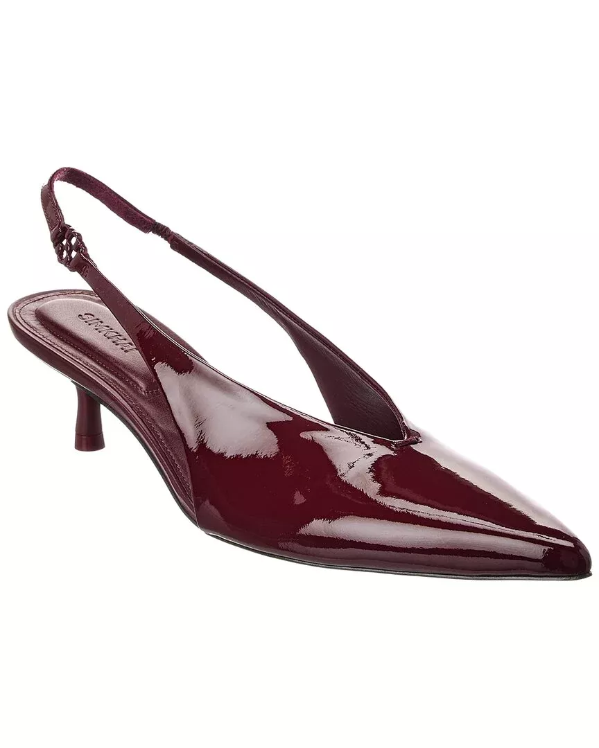 Simkhai Sylvie Patent Slingback Sandal