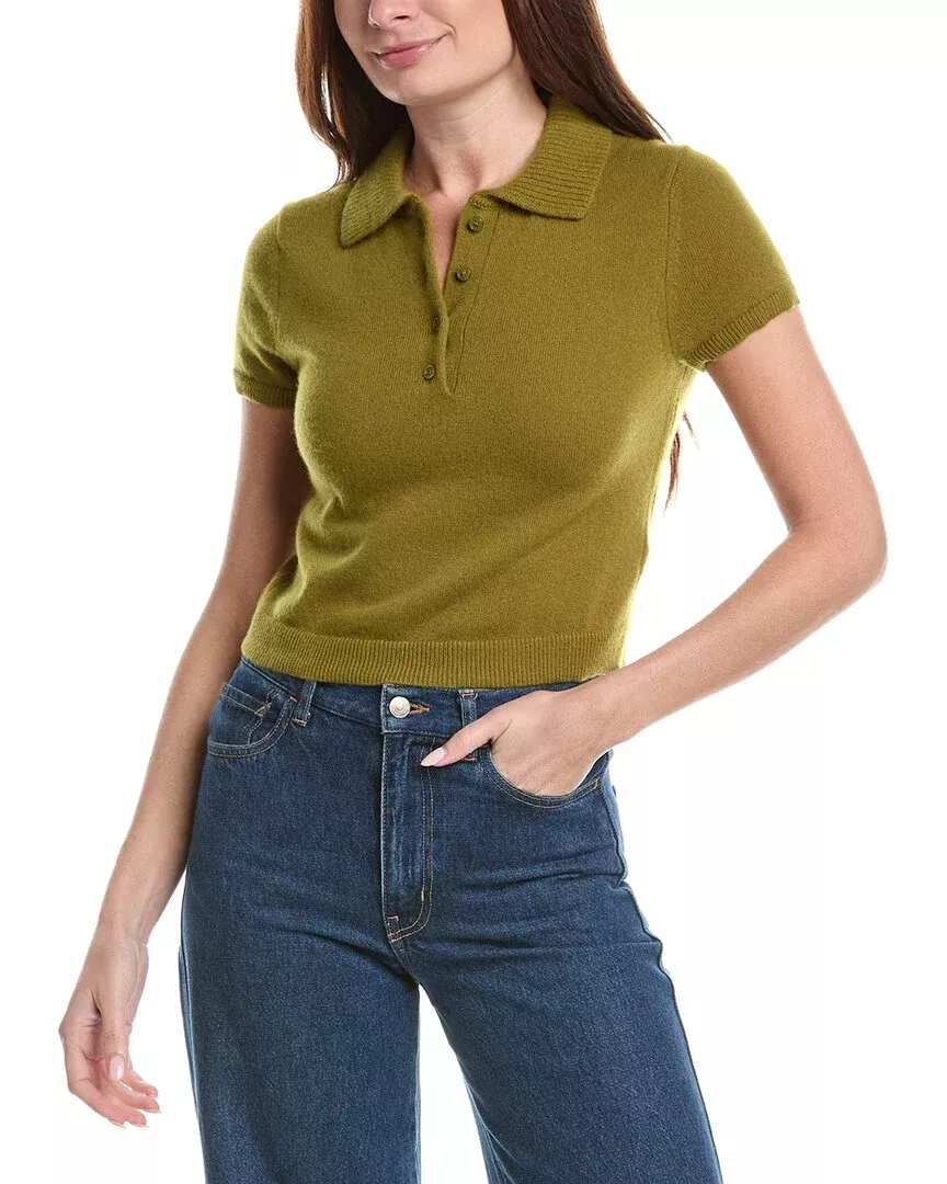 Simkhai Twila Cashmere Polo Shirt