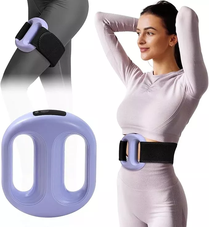Small Lightweight Vibration Plate Portable,Handheld Lymphatic Drainage Massager,Exercise Shaker Machine for Weight Loss,Cordless and Mini,8-Level Adjustable, Purple