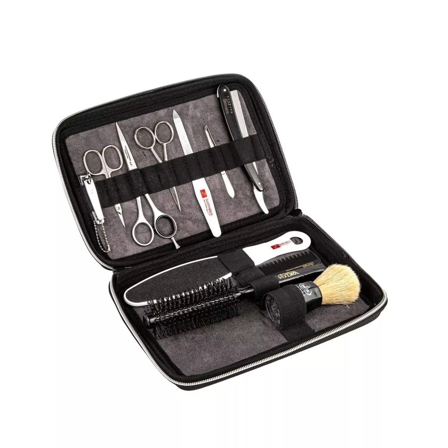 Solingen Men's Grooming Set FR-195 - Luxury Comprehensive Grooming Solution Kit