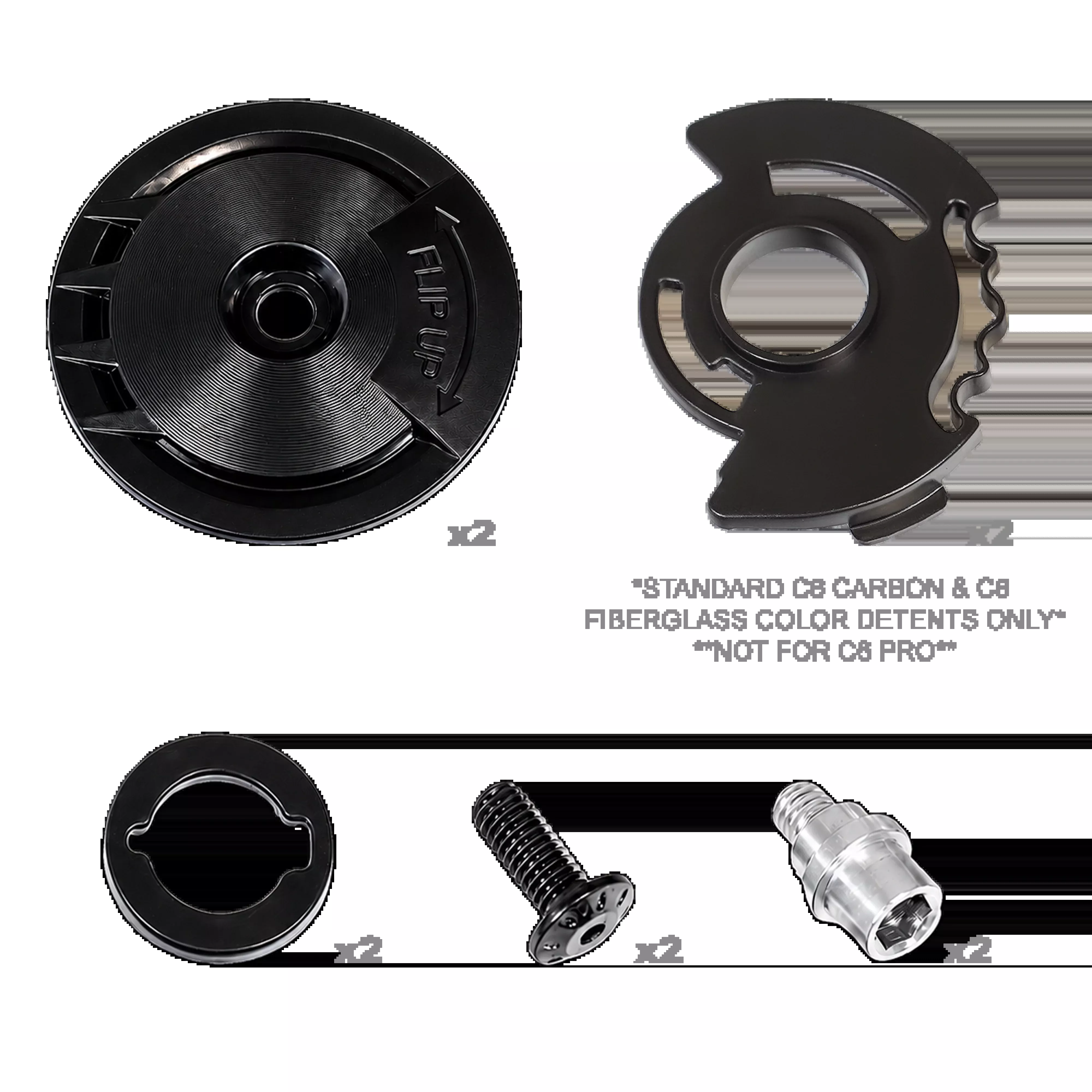 SPARE- C6 SHIELD COVER HARDWARE