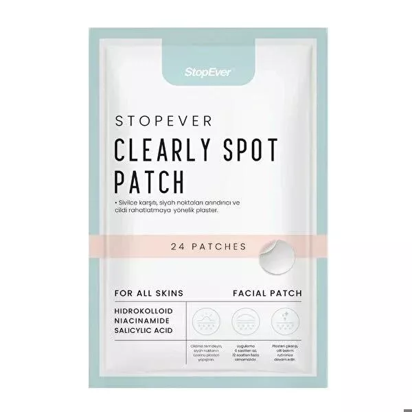 StopEver Clearly Spot Patch - 24 Count Invisible Acne Patches for Effective Acne Treatment
