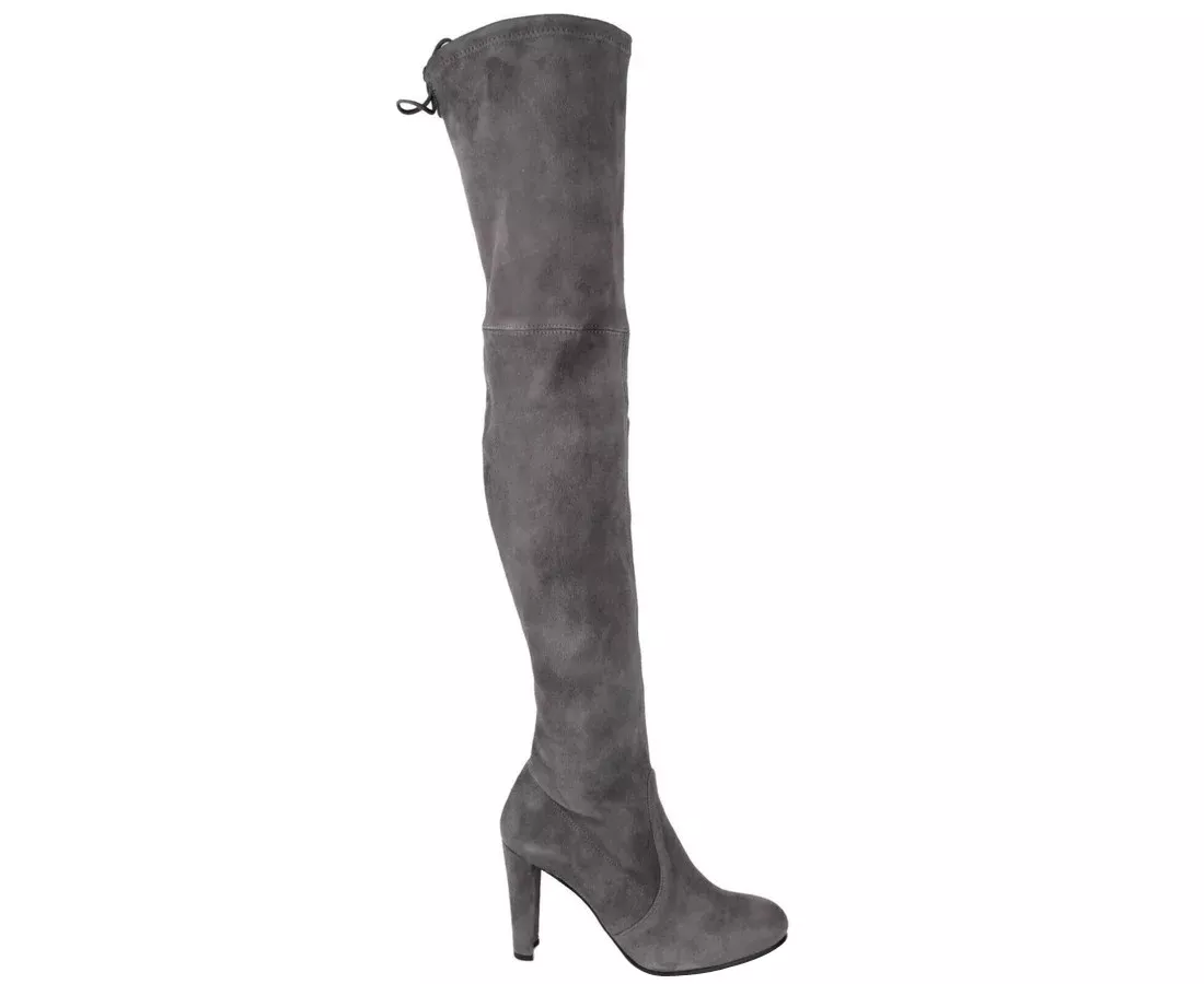 Stuart Weitzman Women's Highland Slate Suede Over-the-knee Boot