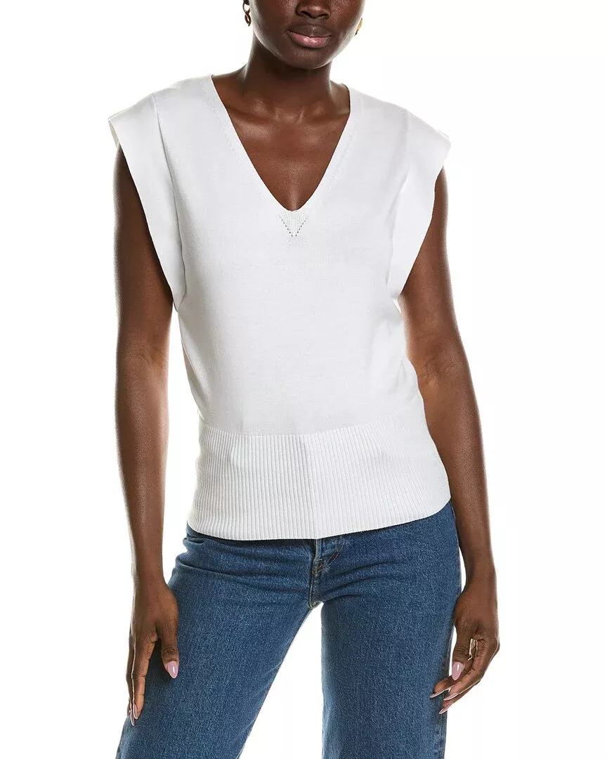 T Tahari Jersey Sweater Vest