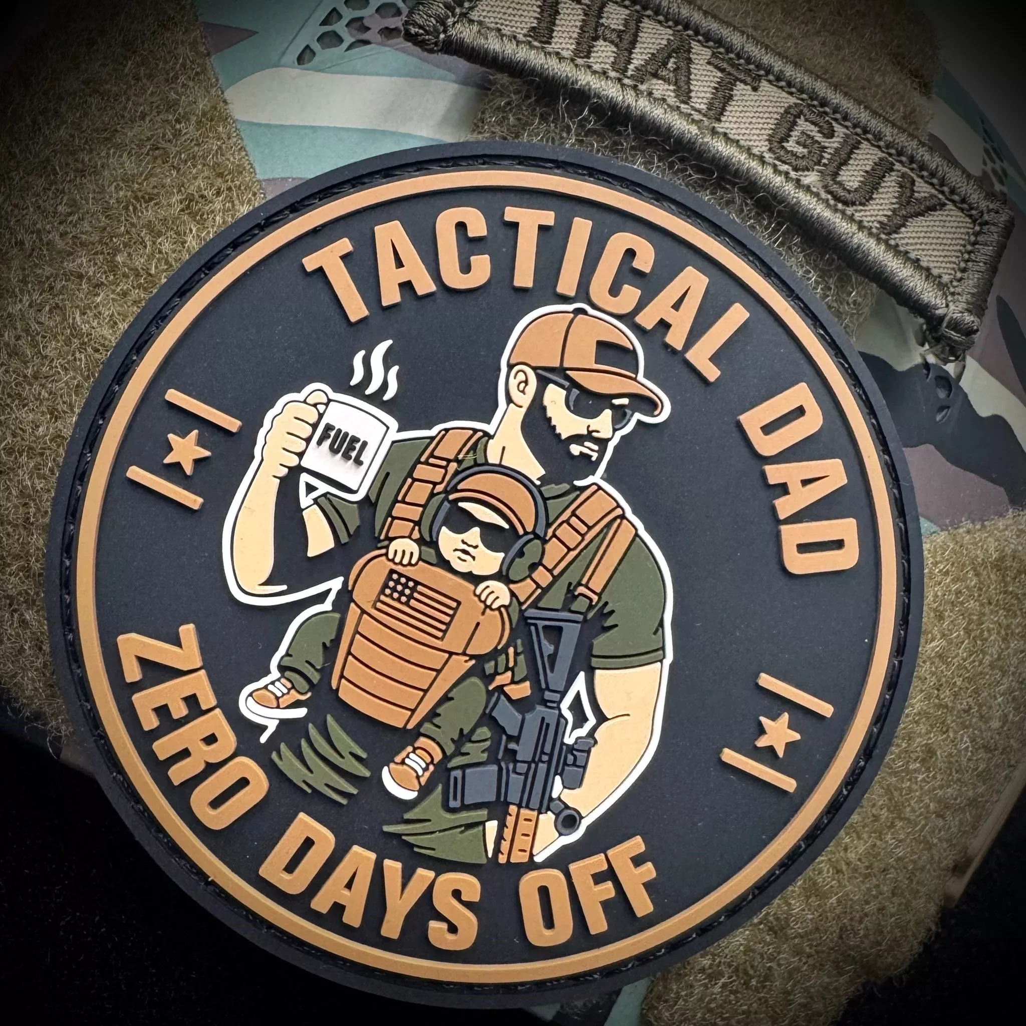 Tactical Dad - Zero Days Off -3.5" PVC Patch