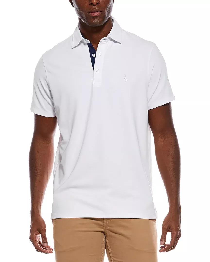 Tailorbyrd Micro Grid Textured Performance Polo Shirt