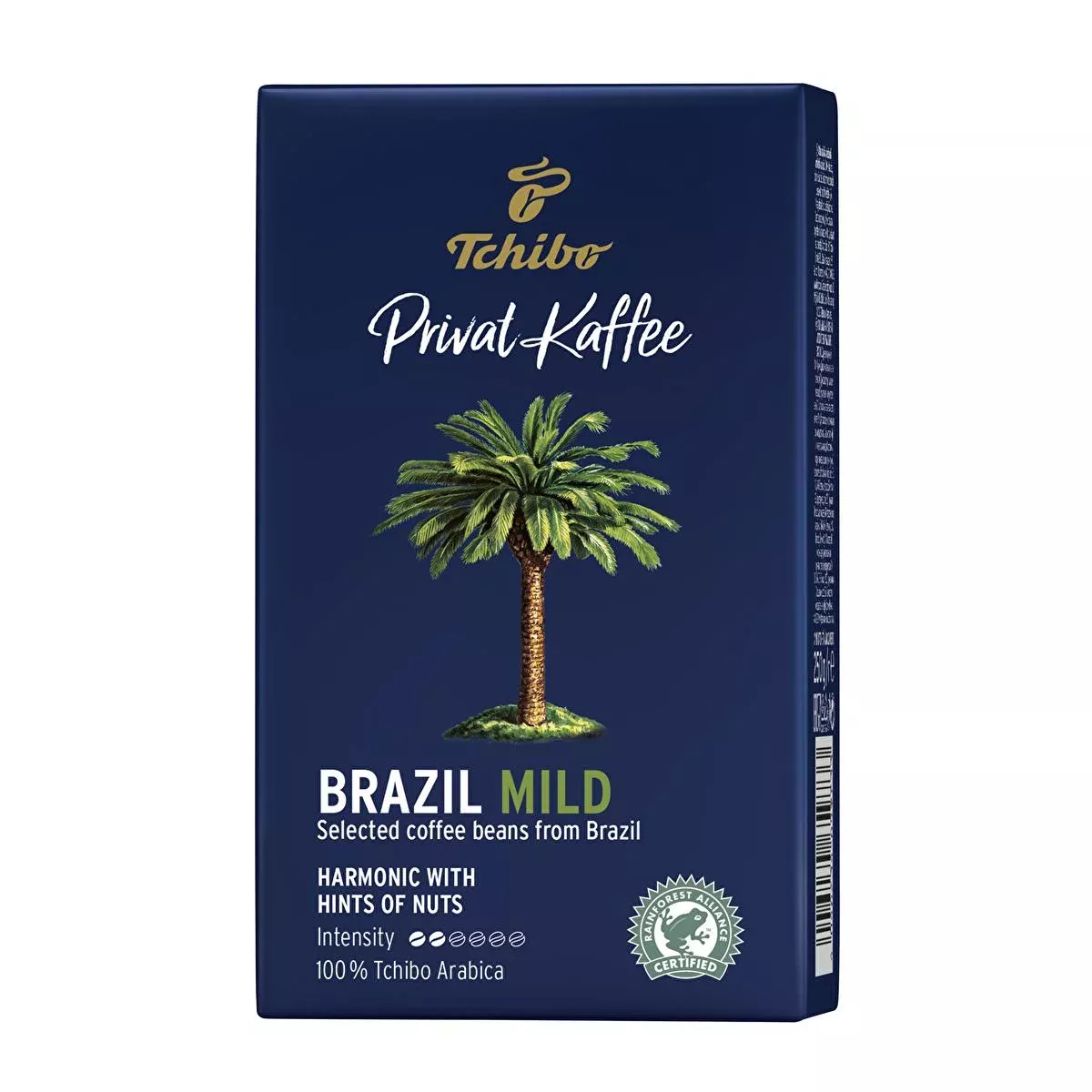 Tchibo Brazil Mild: Smooth & Nutty Ground Filter Coffee - 100% Arabica, Rainforest Alliance Certified, Gourmet Coffee