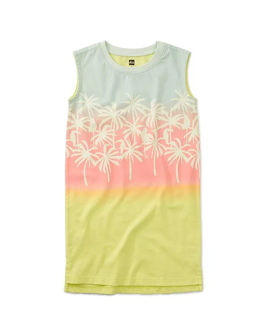 Tea Collection Palm Trees Tank Dress