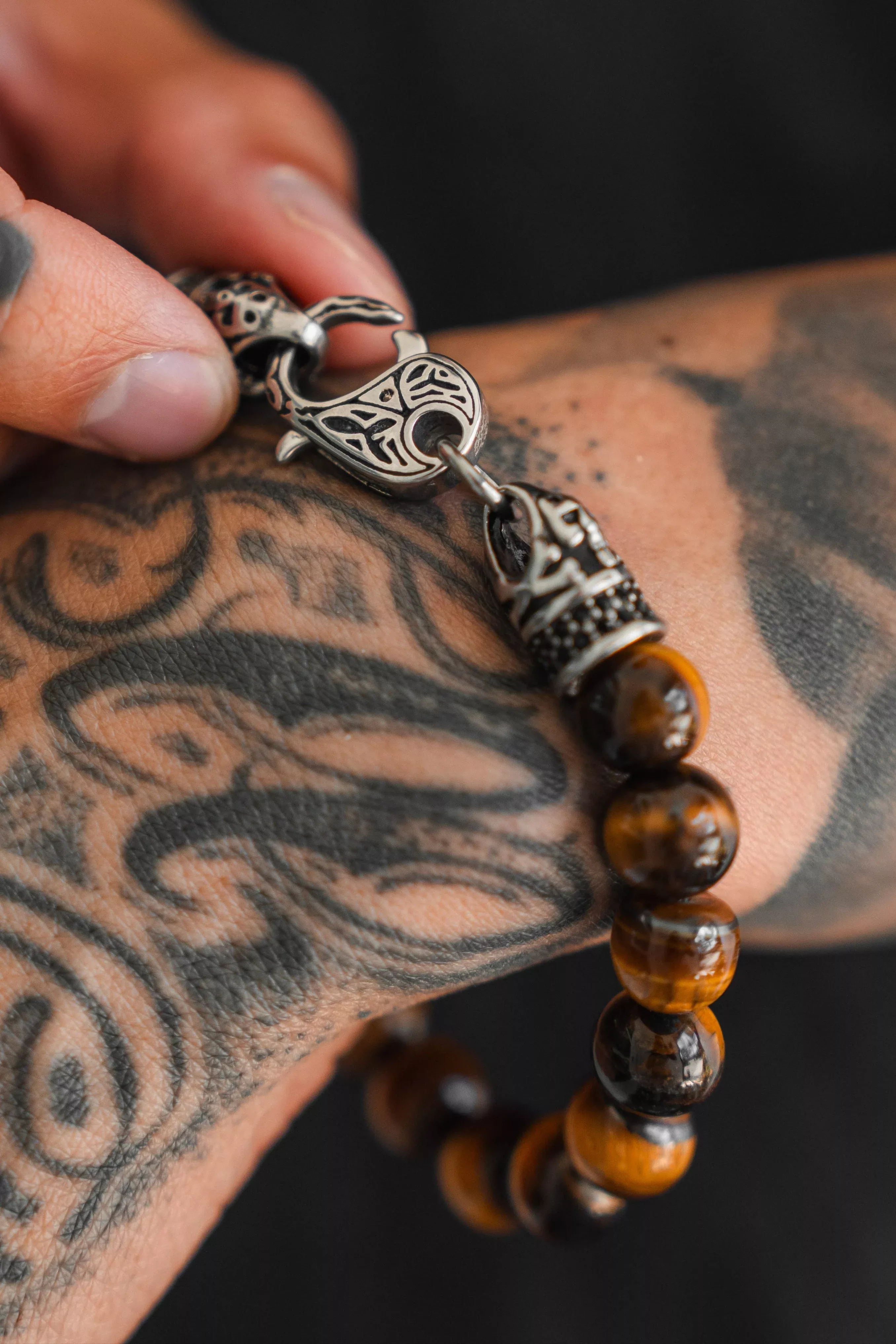 Tiger's Eye Gemstone Bracelet