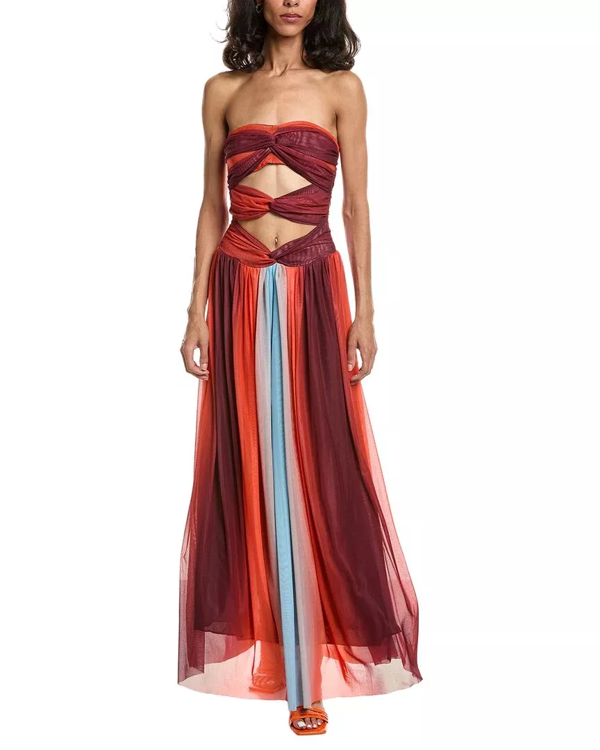 To My Lovers Mesh Maxi Dress