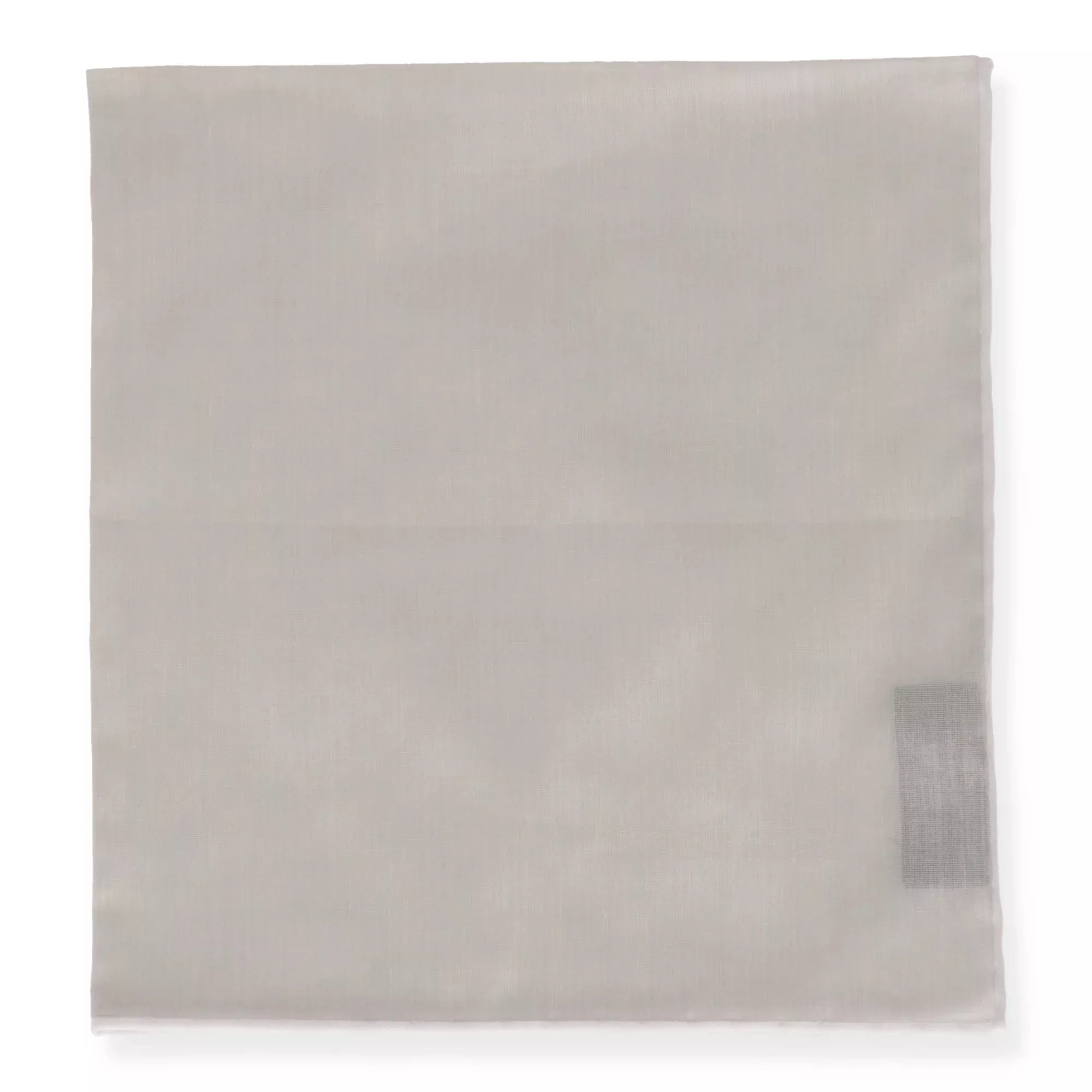 Tom Ford Mens Light Grey Pocket Square