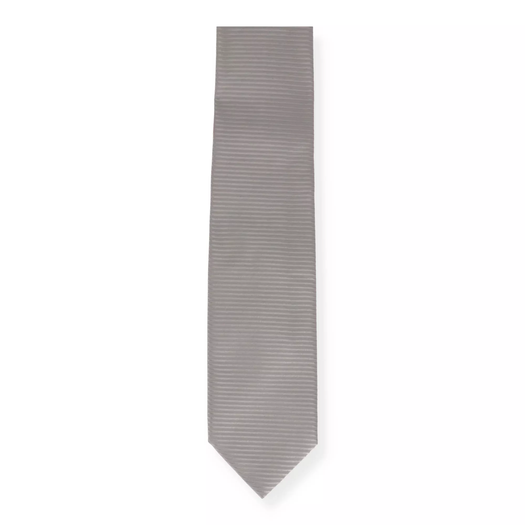 Tom Ford Mens Silver Tie